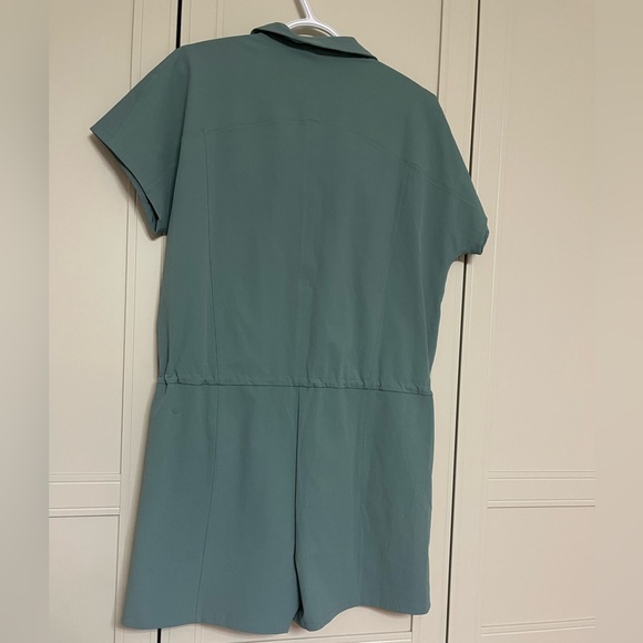 NWT Lululemon Stretch Rib Pocketed Romper in Tidewater Teal - Picture 11 of 14